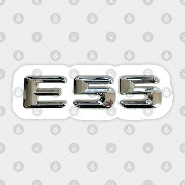 Mercedes-Benz E55 W211 Emblem Sticker by PauHanaDesign